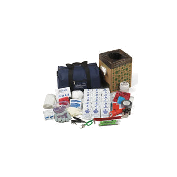 LifeSecure 10-PERSON Office Evacuation and Shelter-In-Place Emergency Kit