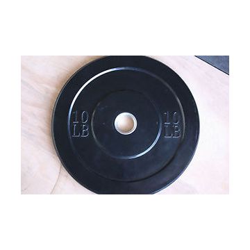 10LB Olympic 2" Solid Bumper Plate With Steel Insert
