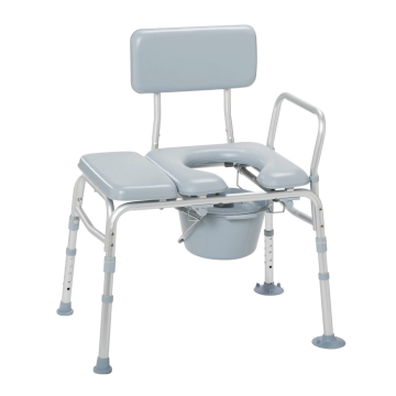 Combination Padded Transfer Bench/Commode