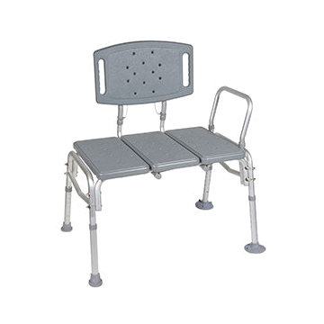 Drive Medical Knock Down Bariatric Transfer Bench, 500 lb Weight Capacity