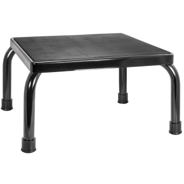 Step Stool 1 Step Powder Coated Steel Frame 8-3/4 Inch Step Height