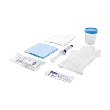 Foley Catheter Insertion Tray with 10 mL Pre-Filled Syringe - With 30cc Prefilled Syringe, PVP Swabs.