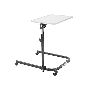Drive Medical Pivot and Tilt Adjustable Overbed Tray Table