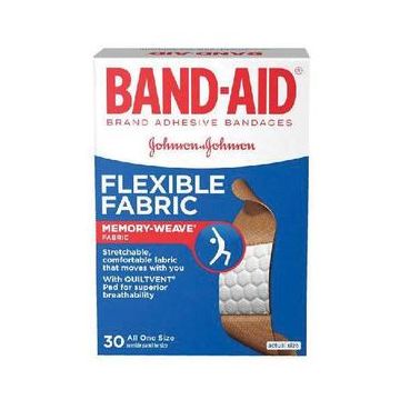 Johnson & Johnson Band-Aid Flexible Fabric Adhesive Bandages - 1 X 3 Inch