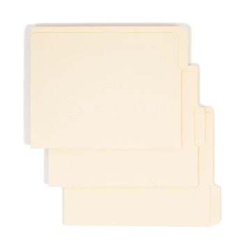 Standard End Tab File Folders, 1/3-Cut Tab