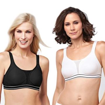 Performance Sports Bra by Amoena - 32-42, AA, White