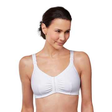 Hannah Wire-Free Bra White by Amoena - XS (28/30)