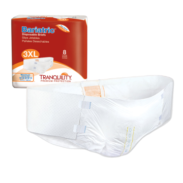 Tranquility Bariatric Briefs By Principle Business Enterprises - 3XL / Pack of 8