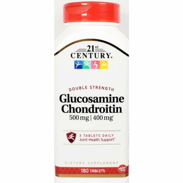 Glucosamine 500 mg Chondroitin 400 mg, 180 Tablets by 21st Century