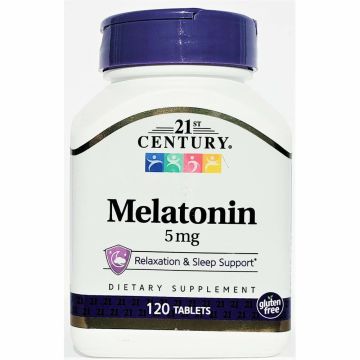 Melatonin 5 mg 120 Tablets by 21st Century