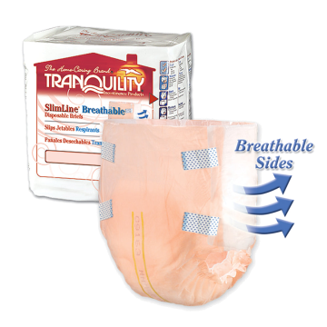 Tranquility SlimLine Breathable Brief -Bag of 12 - Large.