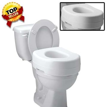 E-Z Lock Raised Toilet Seat - Raised Toilet Seat-Brown Box packaging