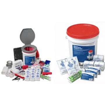 LifeSecure Complete 25-PERSON 24-HOUR (1-Day) Emergency Shelter-In-Place Kit Set - Singles