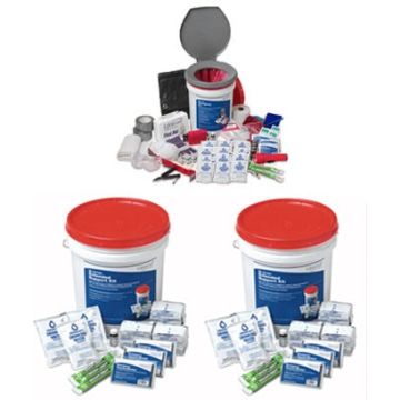 LifeSecure Complete 25 Person, 48 Hours (2-Day) Emergency Shelter-In-Place Kit Set - Singles
