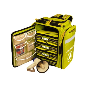 LifeSecure Personal 1-Day Evacuation Kit - Box of 30 MobileAid Hi-Vis X-Large Incident Command Team Kit by LifeSecure - Singles