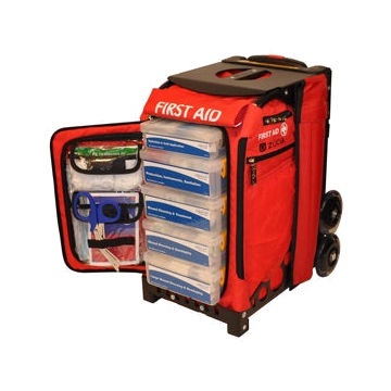 MobileAid Hi-Vis Easy-Roll Trauma First Aid Station by LifeSecure