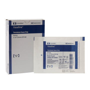 Vaseline Sterile Non-Adherent Petrolatum Gauze - 1/2 X 72 Inch / Each