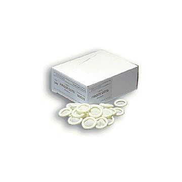 Finger Cots, Tissue Thin White Latex, Smooth Finish by Urocare - Large 22mm.