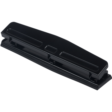Standard 3 Hole Punch - 10 Sheet Capacity - Black