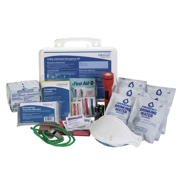 LifeSecure Individual 3-Day Emergency Kit - Box of 30