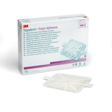 3M Tegaderm High Performance Adhesive Foam Dressing - 3-1/2 X 3-1/2 Inch / Each