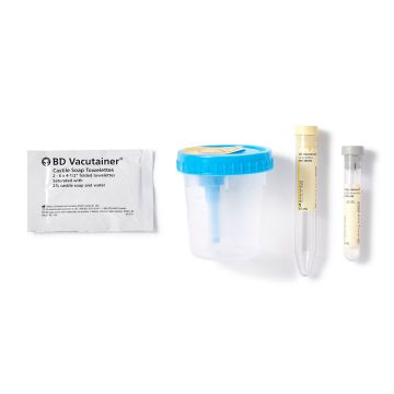 Urine Specimen Collection Kit BD Vacutainer® 4 mL / 8 mL Plastic Collection Cup / Collection Tube Sterile - Case of 50