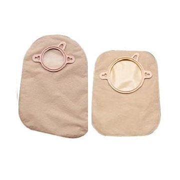 Ostomy Pouch New Image™ Two-Piece System 7 Inch Length - 2-3/4 Inch- Flange- 7 Inch L- Beige / Closed End / Box of 30