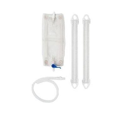 Urinary Leg Bag Hollister Anti-Reflux Valve Sterile - Box of 12 - Medium, 18 oz, 10 inch L.