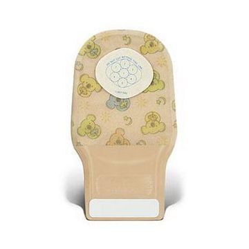 Little Ones One-Piece Drainable Pouch by ConvaTec - Box - 6 inch L 5/16 inch - 2 inch Cut-to-Fit Tail Clip Closure / Box of 15