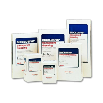 Systagenix BIOCLUSIVE Transparent Wound Dressing - 5 inch x 7 inch