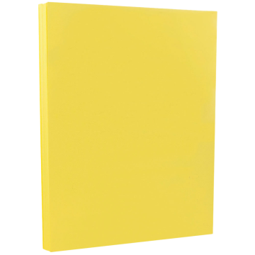 8 1/2 x 11 Cardstock - Yellow Vellum 65lb
