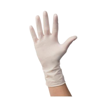 Positive Touch Non-Sterile Latex Exam Gloves by Cardinal Health - Box of 100 - Medium