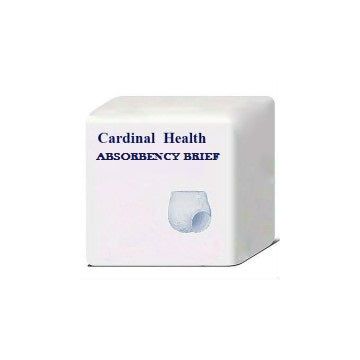 Absorbency Brief by Cardinal Health - Package of 20 - Heavy, XL 59 inch to 64 inch, 195 to 250 lbs