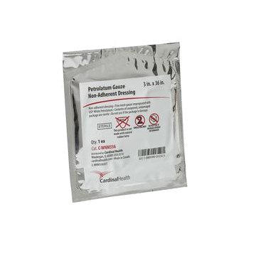 Petrolatum Gauze Non-Adherent Dressing by Cardinal Health - Box of 12 - 3 inch x 18 inch