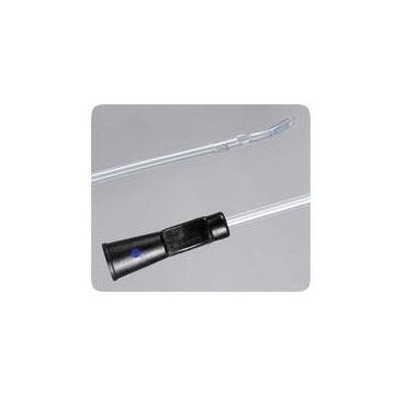 Vinyl Intermittent Catheter, Coude Tip, Case - Case of 30, 14Fr, 16 inch L, Green Funnel