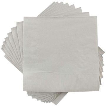 6 1/2 x 6 1/2 Lunch Napkins - Silver