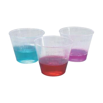 Non-Sterile Graduated Plastic Medicine Cups, 2 oz