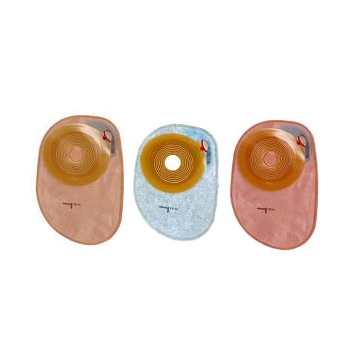 Assura One-Piece Closed Pouch Oval Precut by Coloplast - Box of 30