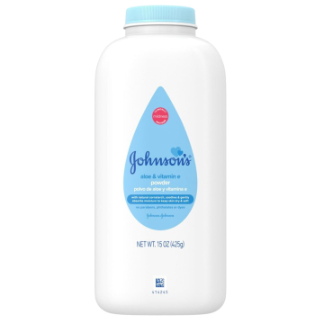 Baby Powder 15 oz. Fresh Scent Bottle with Dispensing Cap Cornstarch / Aloe / Vitamin E
