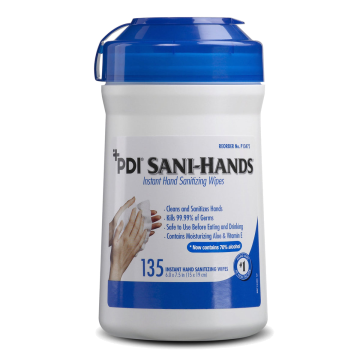 Sani-Hands ALC Alcohol Unscented Antiseptic Hand Wipe 135 Count by Professional Disposables - 100 Count Ethyl Alcohol Wipe Individual Packet