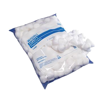 Curity Cotton Prepping Balls by Kendall - Bag of 200 - Large