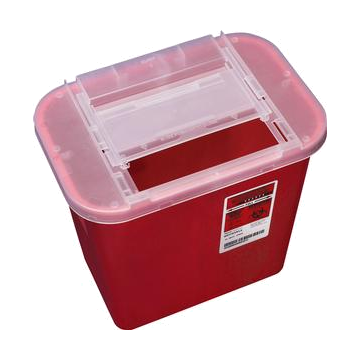 Sharps-A-Gator Sharps Container 2 Gallon Red by Covidien