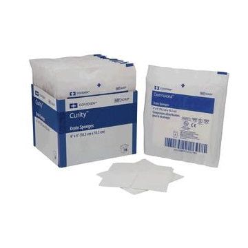 Sorb-IT Sterile Drain Sponge, 4" x 4" - Box of 50 by Covidien/Kendall