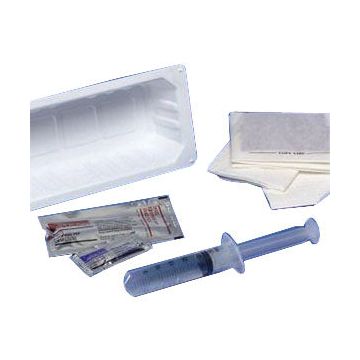 KenGuard Universal Catheterization Tray with Prefilled Syringe by Covidien - 30cc Prefilled Syringe / Each