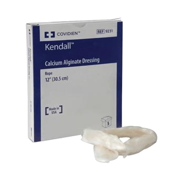 Kendall Curasorb™ Calcium Alginate Dressing 8" x 4" Rectangle - Box of 5