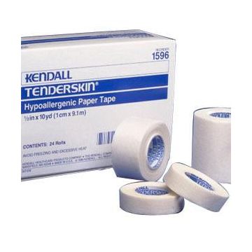 Tenderskin Hypoallergenic Paper Tape by Covidien - 1 inch x 10 yds Roll