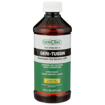 Cold and Cough Relief Geri-Care 100 mg / 5 mL Strength Liquid 16 oz
