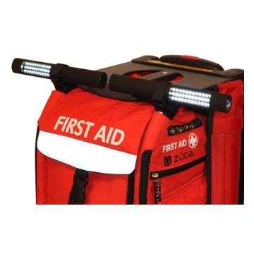 MobileAid 24/7 Blackout-Ready Double Flood-Flashlight Set for Easy-Roll Stations & Bags by LifeSecure