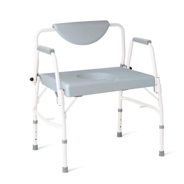 Medline Bariatric Drop-Arm Commode