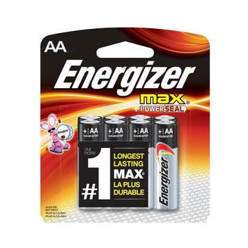 Energizer Max Alkaline Battery - Energizer Max AAA Alkaline Battery, 1.5V, 4 Count